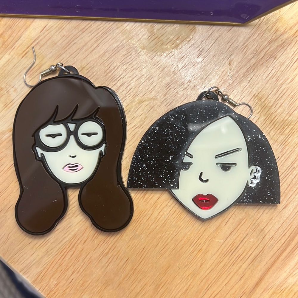 Daria & Jane acrylic earrings